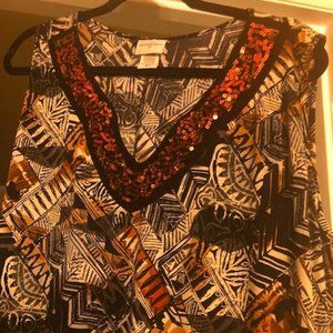 Womens Plus Sleeveless Jaclyn Smith 3x Dress